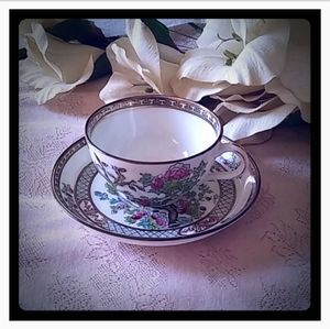 Vintage Regent China Indian Tree Cup & Saucer